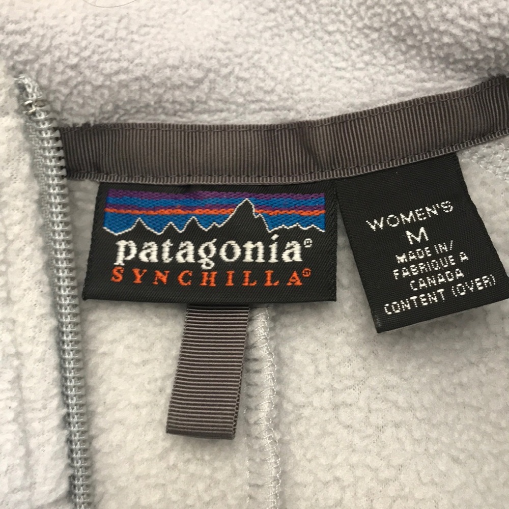 Patagonia Vest Synchilla Blue Fleece Size Medium